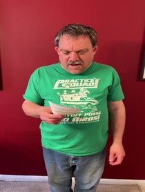 Poster for Birthday video from Mark The Bagger