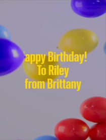 Poster for Birthday video from Lex Lang