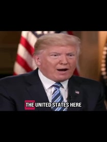 Poster for Birthday video from Donald Trump (parody/ ai)