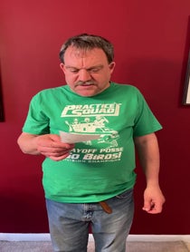 Poster for Birthday video from Mark The Bagger