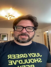 Poster for Birthday video from The Flop House Podcast