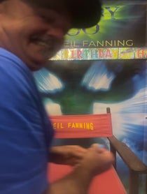 Poster for Birthday video from Scooby Doo Neil Fanning
