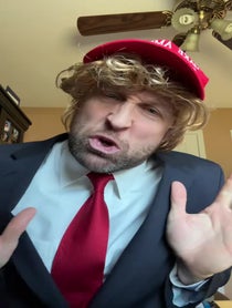 Poster for Birthday video from Tommy Trump