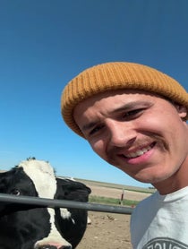Poster for Mother's Day video from Elias and Bruce the Cow