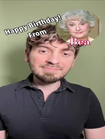 Poster for Birthday video from Luke McQuillan