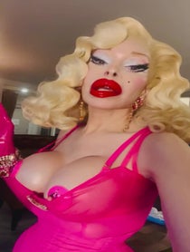 Poster for Birthday video from Amanda Lepore