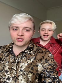 Poster for Mother's Day video from Jedward