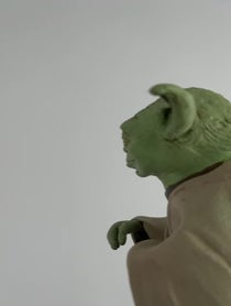Poster for Birthday video from The Puppet Yoda