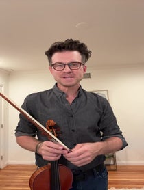 Poster for Mother's Day video from Christian Hebel Violinist