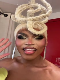 Poster for Birthday video from Olivia Lux