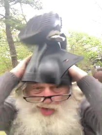 Poster for Birthday video from Vermin Supreme