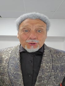 Poster for Birthday video from Tom Jones impersonator