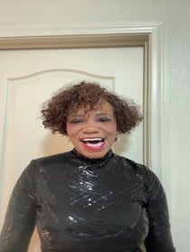 Poster for Birthday video from Whitney Houston Impersonator