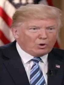 Poster for Birthday video from Donald Trump (parody/ ai)