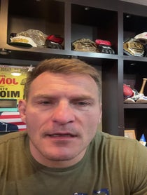 Poster for Pep Talk video from Stipe Miocic
