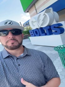 Poster for Gift video from Greg Wolf (Tampa Bay Lightning)