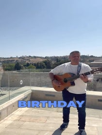 Poster for Birthday video from Noam Buskila
