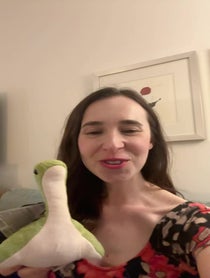 Poster for Pep Talk video from Justine Huxley