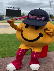 Poster for Pep Talk video from Worcester Red Sox Mascots