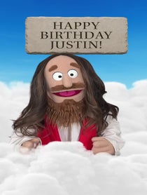 Poster for Birthday video from Jesus Christ