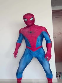 Poster for Pep Talk video from Spiderman