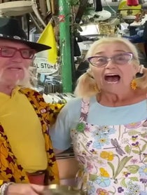 Poster for Birthday video from Laurence and Sally Martin