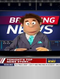Poster for Birthday video from All Felt No Filter Puppets