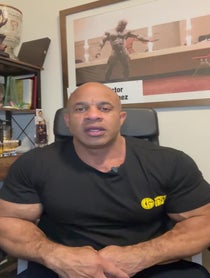 Poster for Health & fitness tips video from Victor Martinez