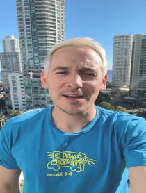 Poster for Birthday video from Ryan Gosling Lookalike