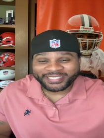 Poster for Father's Day video from Josh Cribbs