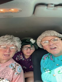 Poster for Father's Day video from Fizzogs Dancing Grannies