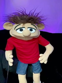 Poster for Pep Talk video from Puppet Clix - Large Cast of Puppet Characters