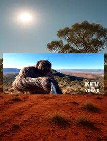 Poster for Birthday video from Kev The Yowie