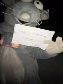 Poster for Birthday video from Tim Cheese