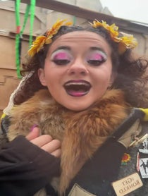 Poster for Birthday video from Tiny girl big show