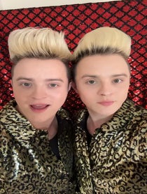 Poster for Birthday video from Jedward