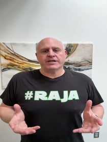 Poster for Pep Talk video from The Raja