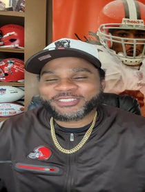 Poster for Pep Talk video from Josh Cribbs