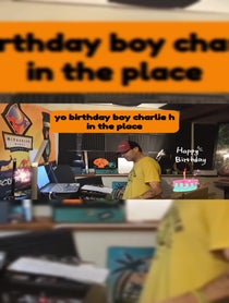 Poster for Birthday video from Paul Butler