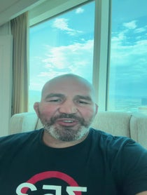Poster for Birthday video from Glover Teixeira