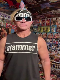Poster for Birthday video from Slammer