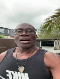 Poster for Pep Talk video from Martin Chariots Offiah
