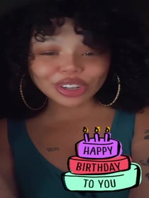 Poster for Birthday video from Judi Jai