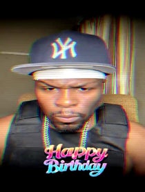 Poster for Birthday video from 50 cent lookalike aka 50%