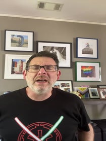 Poster for Birthday video from Drew Z. Greenberg