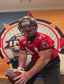 Poster for Fantasy football video from Brad Johnson