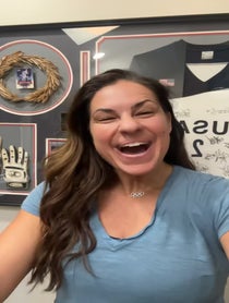 Poster for Pep Talk video from Jessica Mendoza