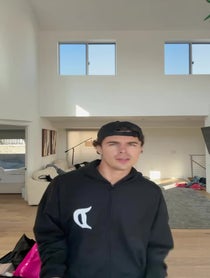 Poster for Birthday video from Nic from Love Island aka Nicolas Vansteenberghe