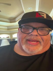 Poster for Birthday video from Fred Hammond