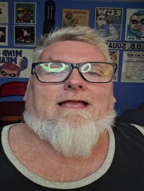 Poster for Birthday video from The Blue Meanie